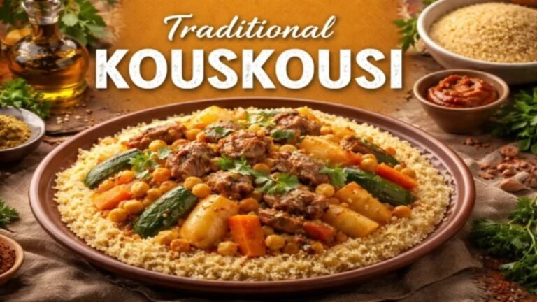 Kouskousi: A small pellet-like pasta